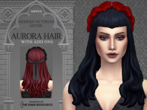 Modern Victorian Gothic – Aurora Hair by Nords at TSR