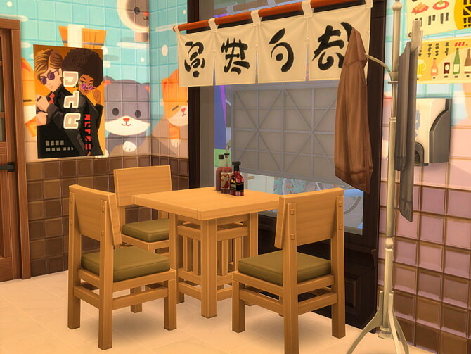 Sims 4 Japanese Restaurant by Flubs79 at TSR