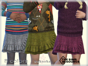 Skirt Tweed toddler by bukovka at TSR