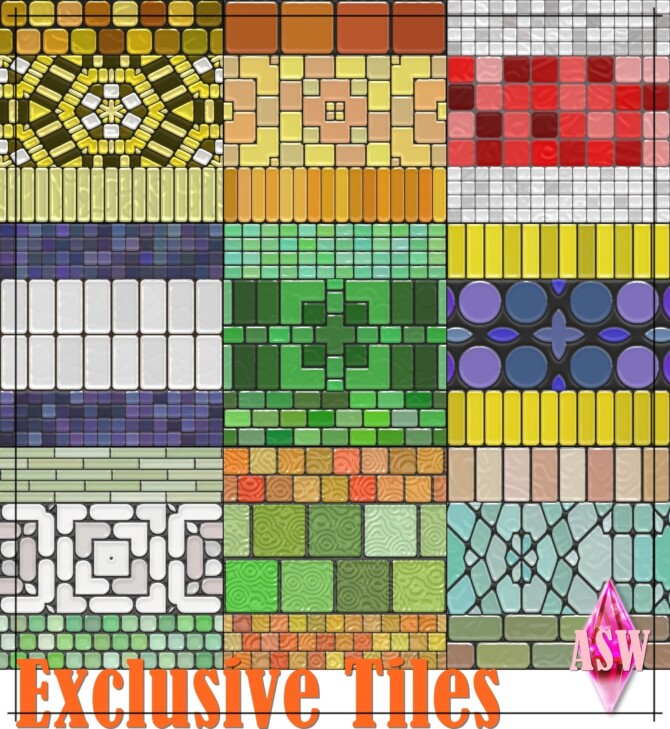 Sims 4 Exclusive Tiles at Annett’s Sims 4 Welt