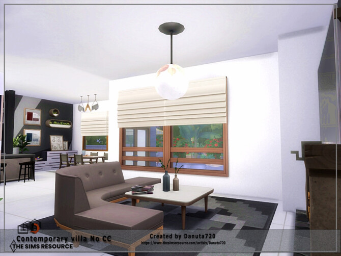Sims 4 Contemporary villa  by Danuta720 at TSR