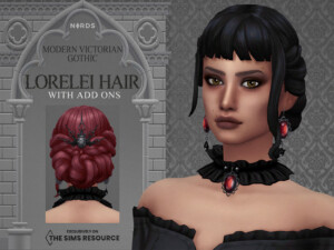 Modern Victorian Gothic – Lorelei Hair by Nords at TSR