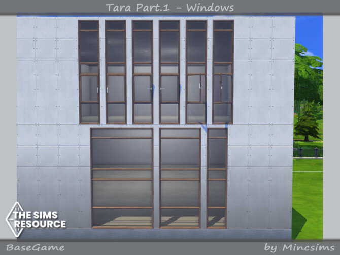 Sims 4 Tara Part.1 Windows by Mincsims at TSR