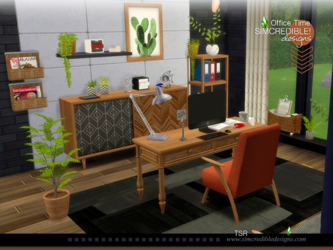 Sims 4 Office Time by SIMcredible at TSR