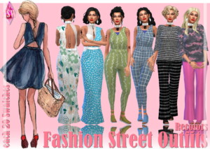 Fashion Streets Recolors at Annett’s Sims 4 Welt