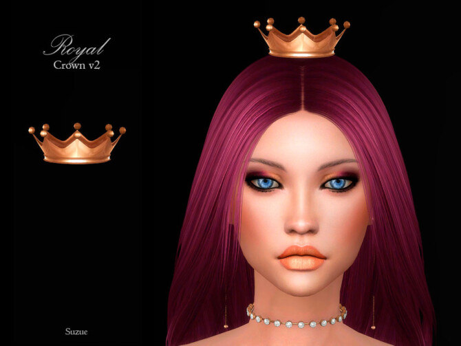 Sims 4 Royal Crown v2 by Suzue at TSR