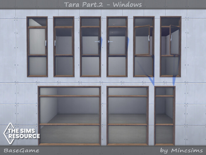 Sims 4 Tara Part.2 Windows by Mincsims at TSR