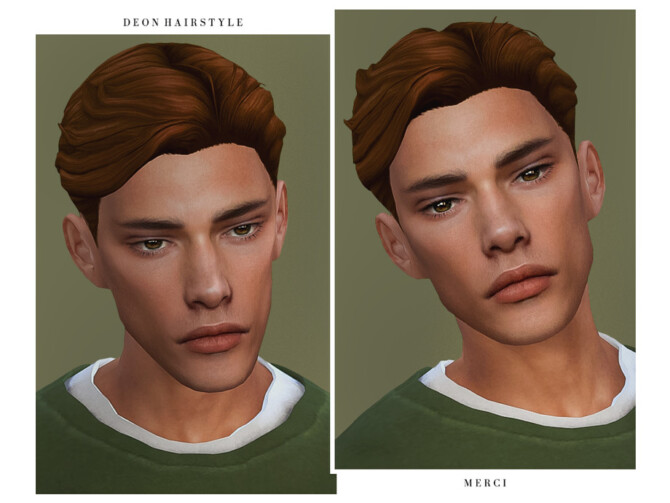 Sims 4 Deon Hairstyle by Merci at TSR