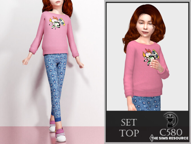Sims 4 Set Top C580 by turksimmer at TSR