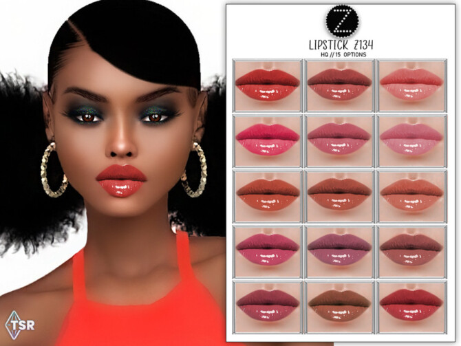 Sims 4 LIPSTICK Z134 by ZENX at TSR