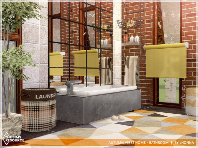 Sims 4 Autumn Vibes Home   Bathroom by Lhonna at TSR
