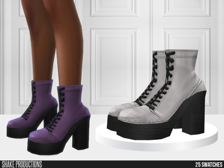 Embroidered Cowboy Boots by bukovka at TSR » Sims 4 Updates