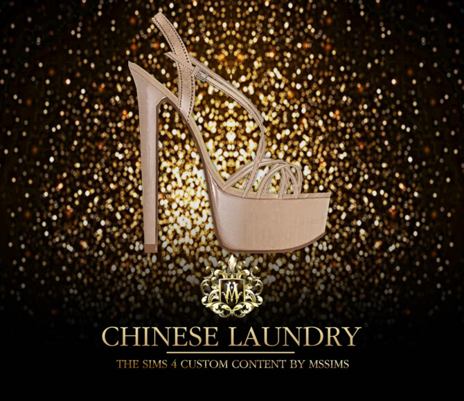 Sims 4 CHINESE LAUNDRY HIGH HEEL at MSSIMS
