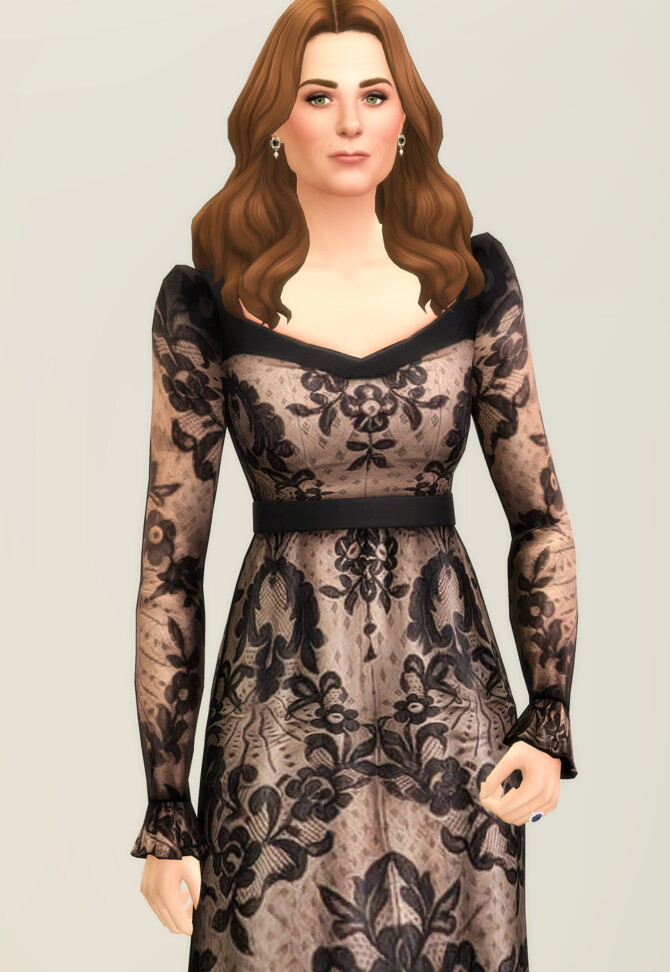 Black sheer gown at Rusty Nail » Sims 4 Updates