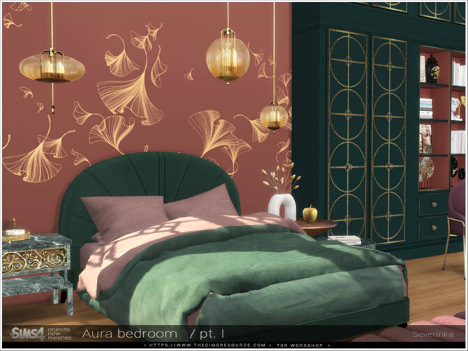 Sims 4 Aura bedroom Pt.I by Severinka at TSR