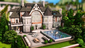 Hamptons Mansion by plumbobkingdom at Mod The Sims 4