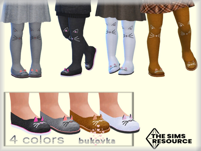 Sims 4 Shoes with Ears by bukovka at TSR