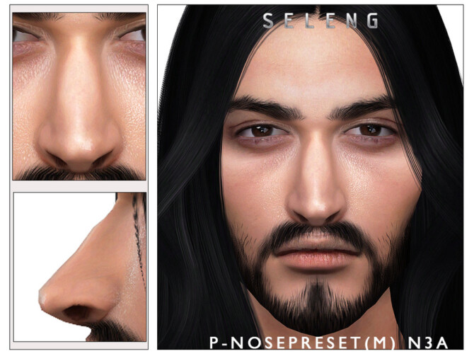 Sims 4 P Male Nosepreset N3A  by Seleng at TSR