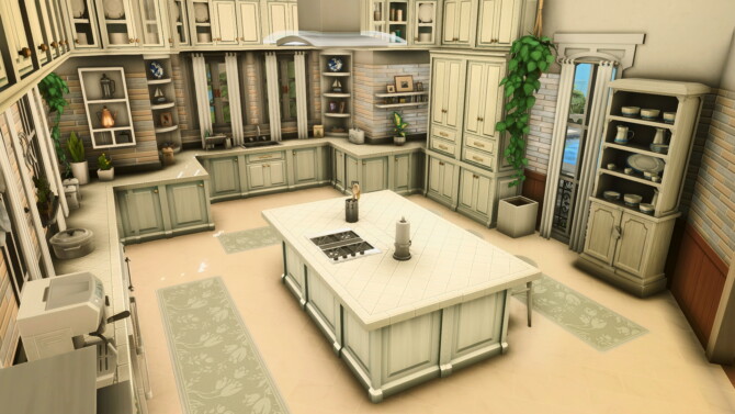 Sims 4 Hamptons Mansion by plumbobkingdom at Mod The Sims 4
