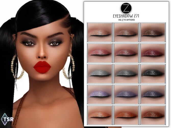 Sims 4 EYESHADOW Z71 by ZENX at TSR