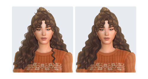 Sims 4 ELAINE Hair at SimsTrouble