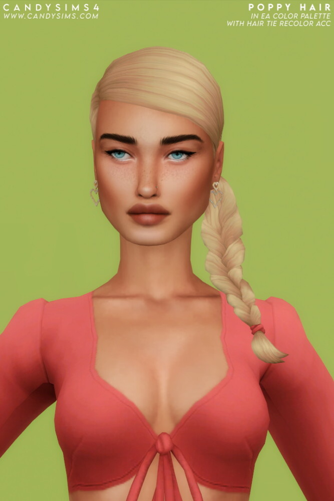 Sims 4 POPPY HAIR at Candy Sims 4