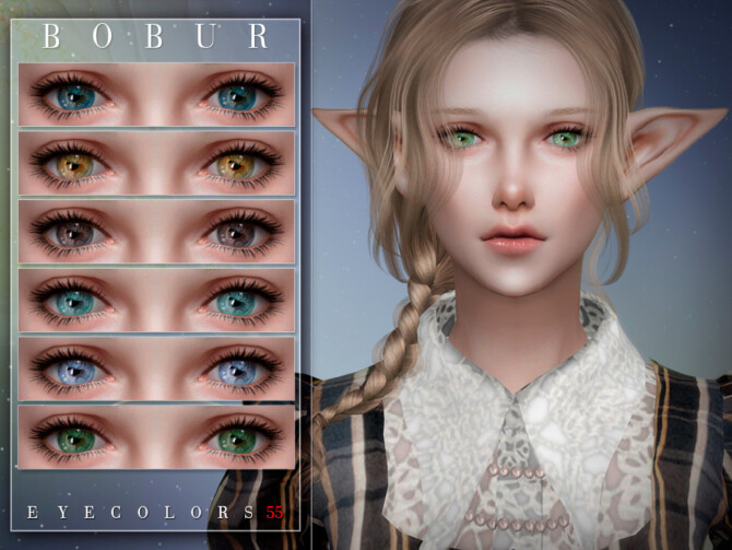 Sims 4 Eyecolors 55 by Bobur3 at TSR