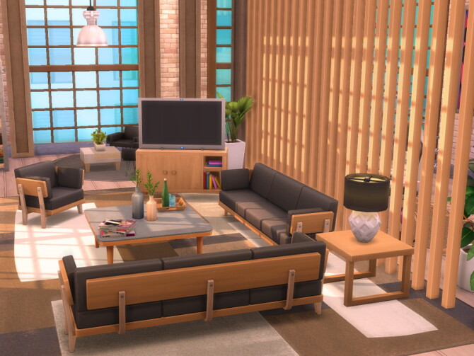 Sims 4 Brick Penthouse by Flubs79 at TSR