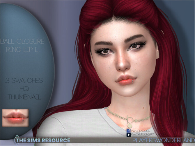 Sims 4 Ball Closure Ring Lip L by PlayersWonderland at TSR