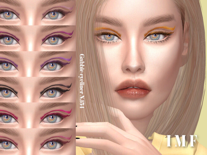 Sims 4 IMF Gabbie Eyeliner N.154 by IzzieMcFire at TSR