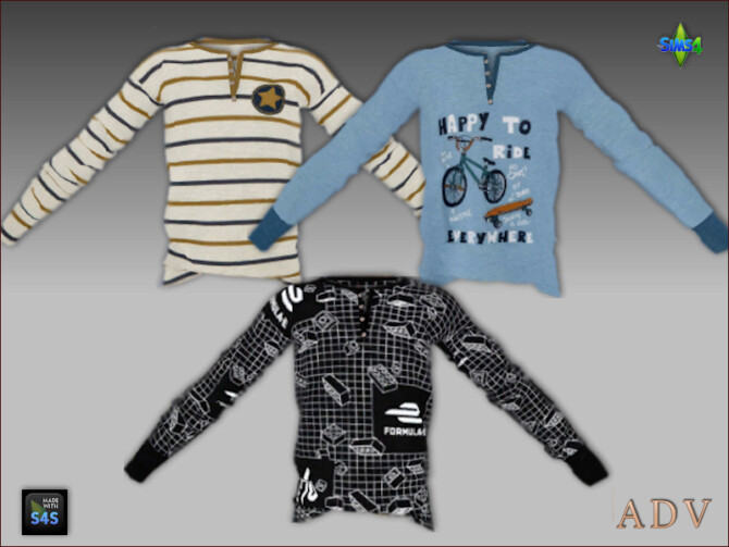 Sims 4 Sweatshirts and jeans for boys at Arte Della Vita