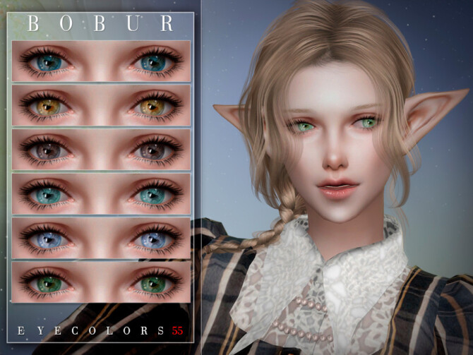 Sims 4 Eyecolors 55 by Bobur3 at TSR
