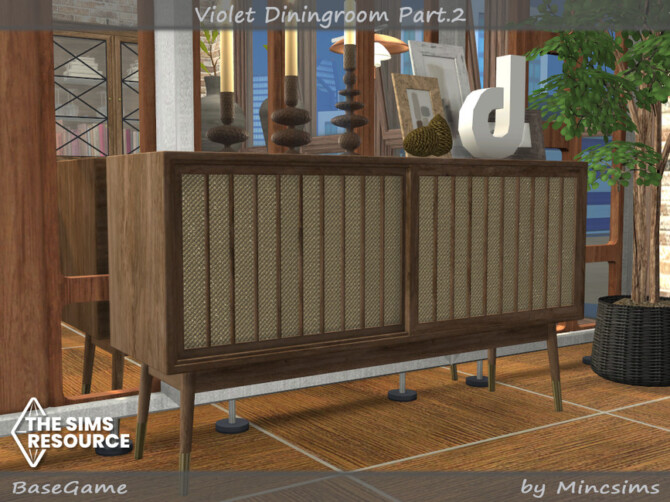 Sims 4 Violet Diningroom Part.2 by Mincsims at TSR