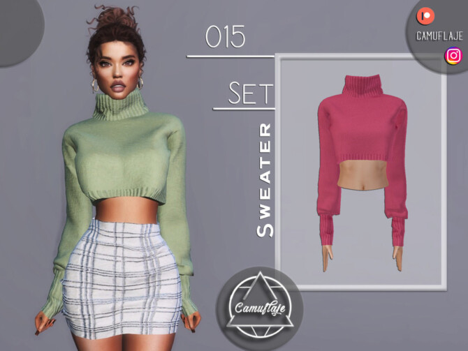 SET 015 - Sweater by Camuflaje at TSR » Sims 4 Updates