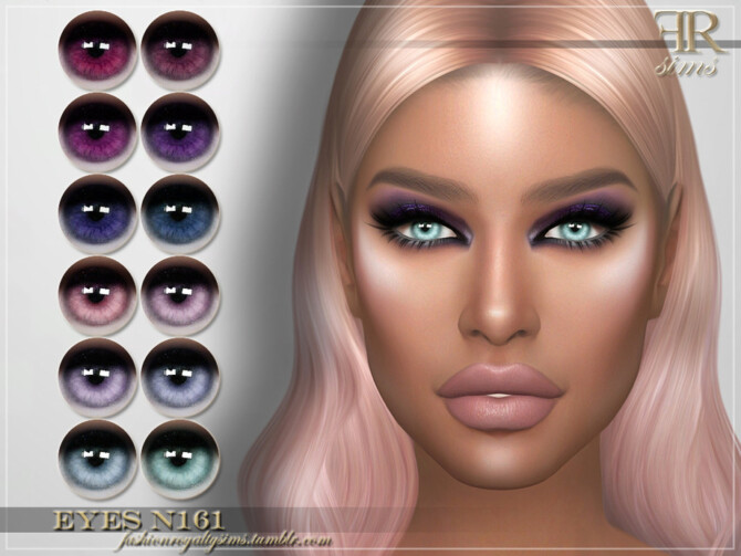 Sims 4 Eyes N161 by FashionRoyaltySims at TSR