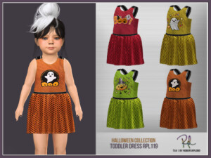 Toddler Dress RPL119 by RobertaPLobo at TSR