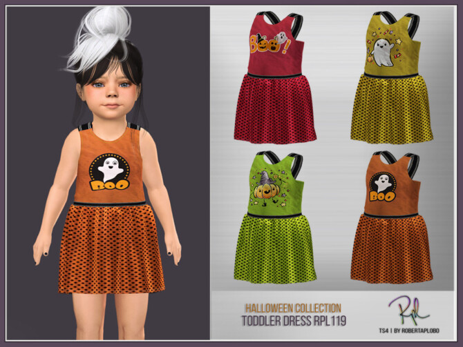 Sims 4 Toddler Dress RPL119 by RobertaPLobo at TSR