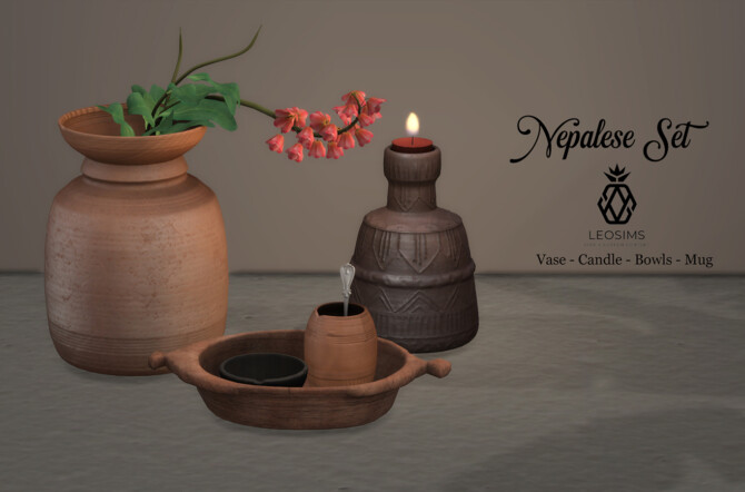 Sims 4 Nepalese Set at Leo Sims