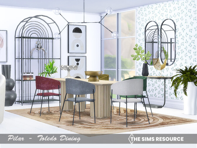 Sims 4 Toledo Dining by Pilar at TSR