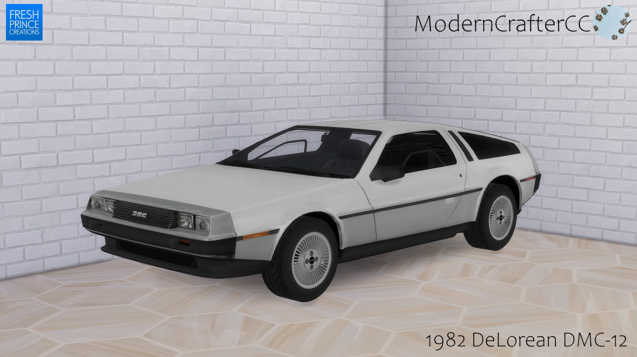 1982 DeLorean DMC-12 at Modern Crafter CC » Sims 4 Updates