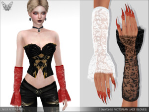 Victorian Lace Gloves by feyona at TSR