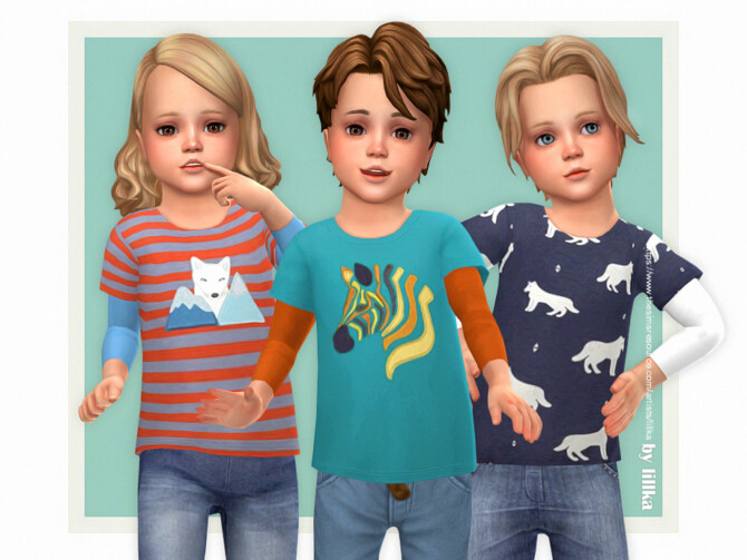 Sims 4 Fabio Shirt by lillka at TSR