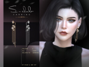The stars tassel earrings by S – Club at TSR