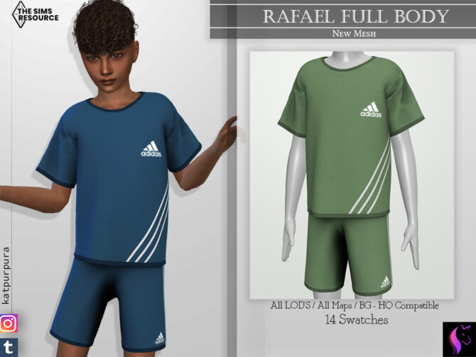 Sims 4 Rafael Full Body by KaTPurpura at TSR
