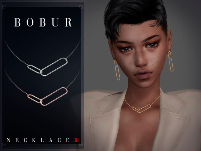 Sims 4 Simple chain necklace by Bobur3 at TSR