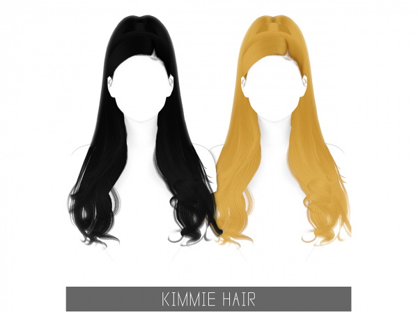 Sims 4 HAIR SIMPLICIATY KIMMIE RETEXTURE at Ruchell Sims