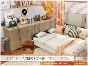 Autumn Vibes Home Teen Room by Lhonna at TSR
