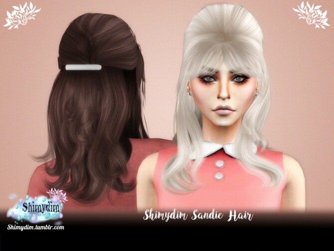Sims 4 Shimydim Sandie Hair Retexture at Shimydim Sims