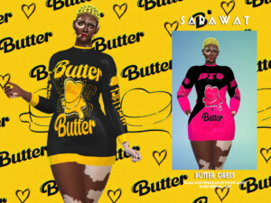 Butter dress by Sarawat at TSR
