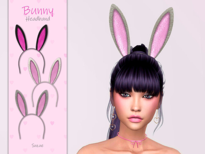 Sims 4 Bunny Headband by Suzue at TSR